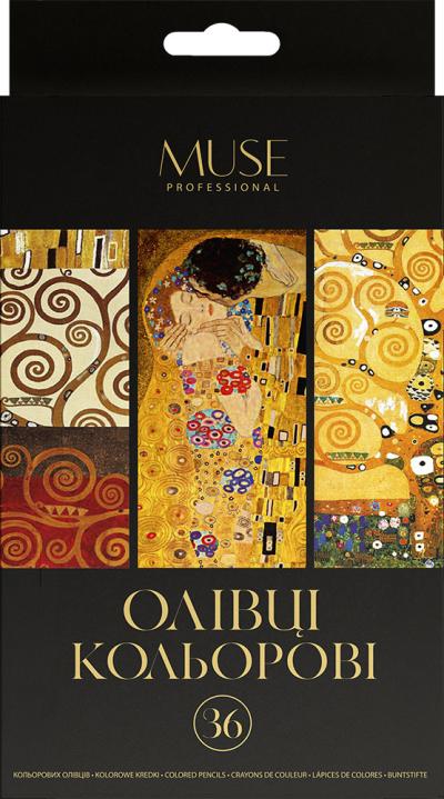 Карандаши цветные трехгранные + чинка - 12 цветов