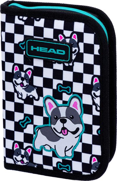 Пенал без наповнення, 2 клапани HEAD, AC1 CUTE PUPPY
